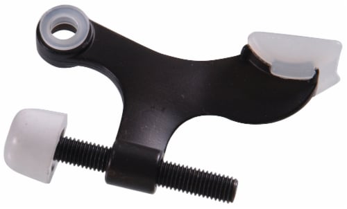 Hillman Hinge Pin Door Stop - Oil Rubbed Bronze Perspective: front