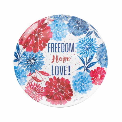 Fourth Of July Round Platter, 1 Kroger
