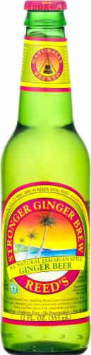 Reed's All Natural Jamaican Style Ginger Beer Perspective: front