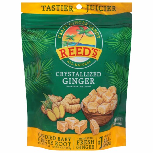 Reed's Crystallized Ginger Perspective: front