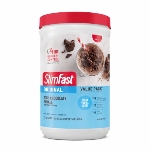 SlimFast® Original Rich Chocolate Royal Meal Replacement Shake Mix Perspective: front