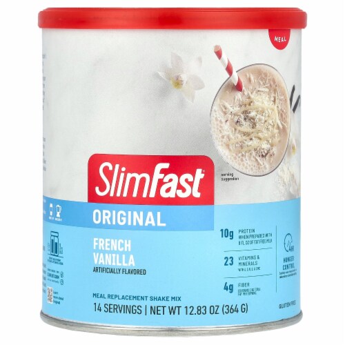 SlimFast Original French Vanilla Meal Replacement Shake Mix, 12.83 oz -  Kroger