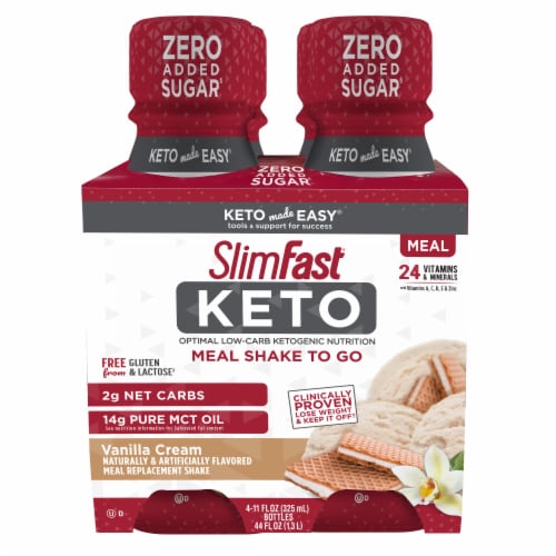 SlimFast® Keto Vanilla Cream Ready to Drink Meal Replacement