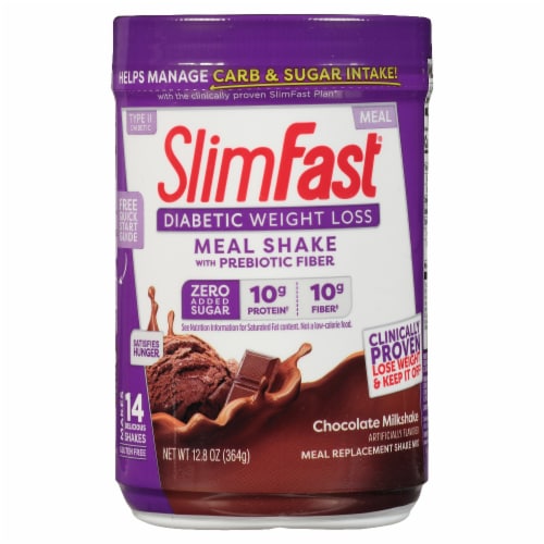 Slimfast® Diabetic Weight Loss Chocolate Milkshake Meal Replacement Shake 128 Oz Bakers