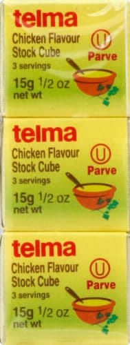 Telma Chicken Flavor Stock Cubes Perspective: front