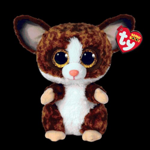 Ty Inc Beanie Boos Binky Bush Baby Plush Toy - Brown Perspective: front