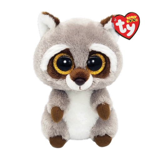 Ty Inc Oakie Raccoon Gray Perspective: front