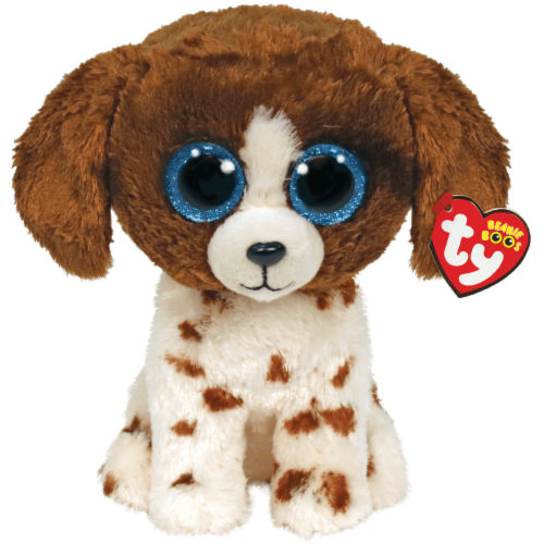 Ty Inc Muddles the Dog Plush Stuffed Animal Perspective: front