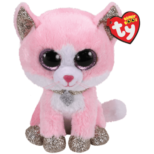 Ty Inc Fiona the Cat Plush Stuffed Animal Perspective: front