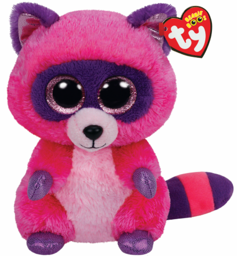 Ty Beanie Boos Roxie Plush Raccoon Pink Purple 8 in Fry s Food Stores