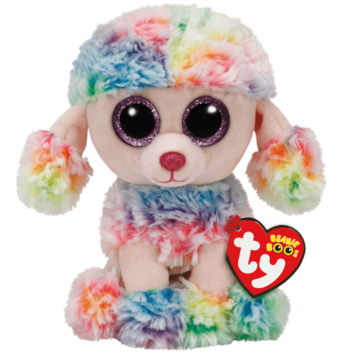 Ty Inc. RAINBOW Poodle - Multicolor Perspective: front