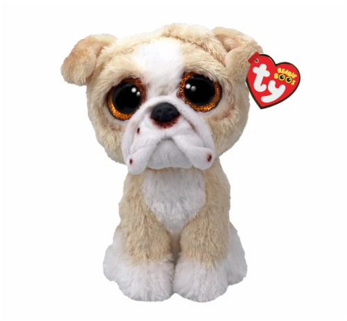 TY Beenie Boos Pooch English Bulldog Plush Perspective: front
