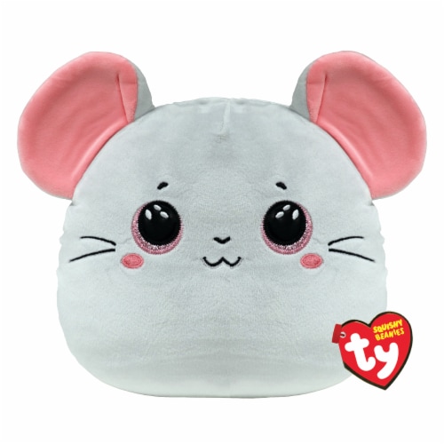 Ty Sqiush-a-Boos Catnip Mouse Plush Perspective: front