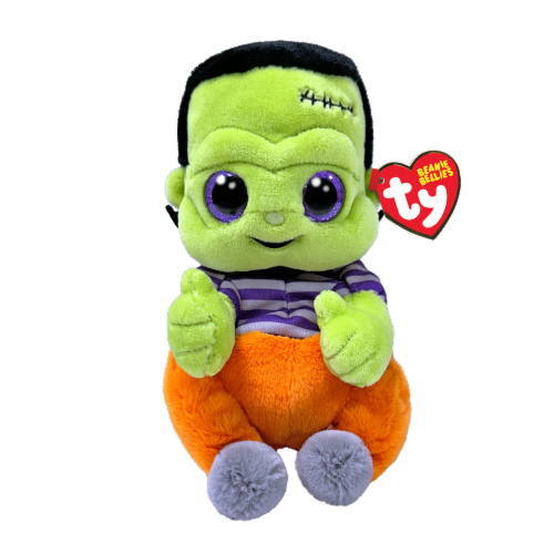 TY Beenie Boos Monster Belly - Victor Perspective: front