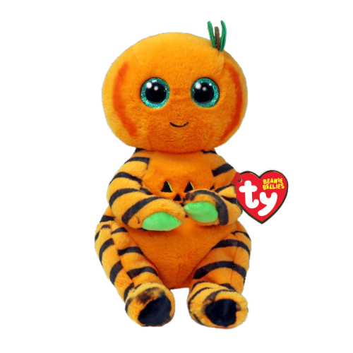 Ty Inc Tickster Pumpkin Belly Perspective: front