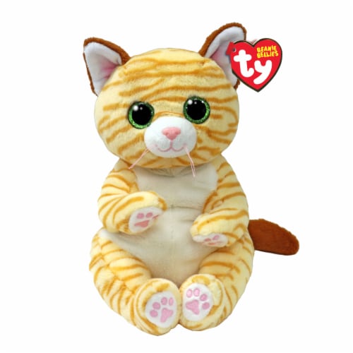 Ty Inc Yellow Cat Perspective: front
