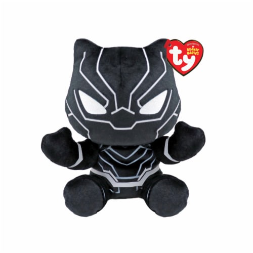 Ty Original Beanie Babies Black Panther Plush Perspective: front