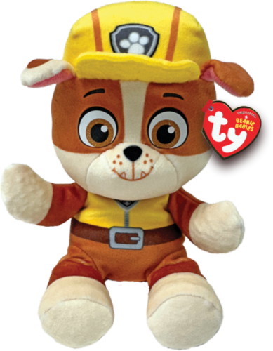 Beenie Babies Rubble the Bulldog Plush Perspective: front