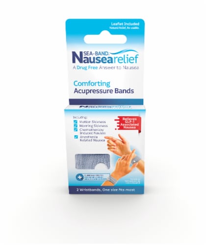 Sea-Band® Nausea Relief Comforting Acupressure Bands Perspective: front