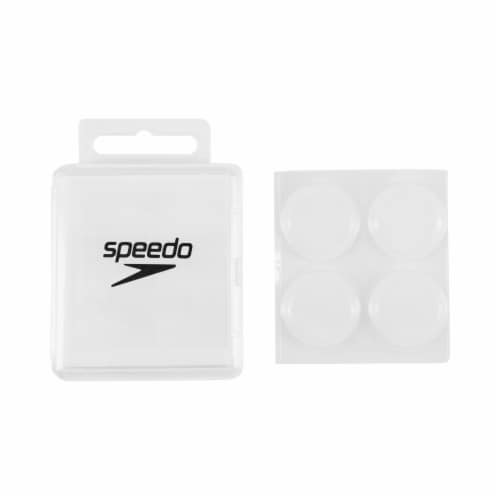 Speedo Silicone Ear Plugs - Clear Perspective: front