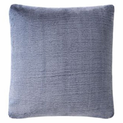 UGG® Dawson Faux Fur Square Throw Pillow in Navy, 20 X 20 in Harris
