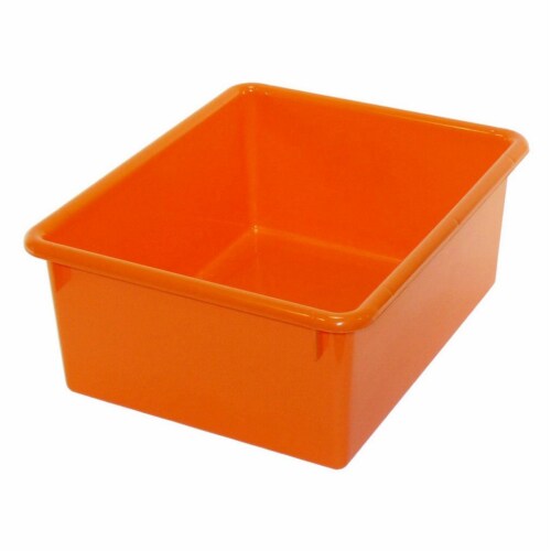 Stowaway® 5  Letter Box no Lid, Orange Perspective: front