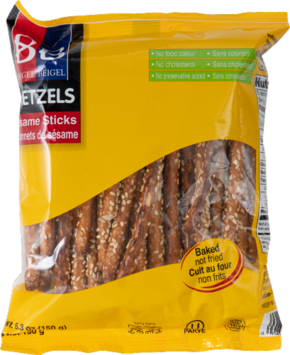 Beigel Beigel Mega Sesame Sticks Pretzels Perspective: front
