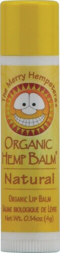 Merry Hempsters Natural Lip Balm Perspective: front