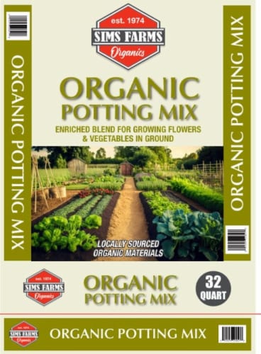 Sims Farms Organic Potting Mix Perspective: front