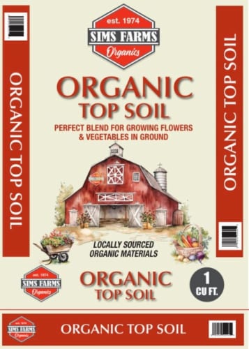 Sims Farms Organic Top Soil Perspective: front