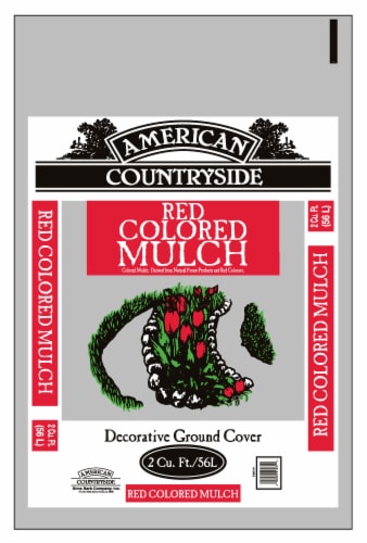 American Countryside Red Mulch Perspective: front
