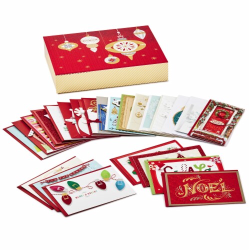 Hallmark Handmade Boxed Christmas Card Assortment 24 Count Perspective: front