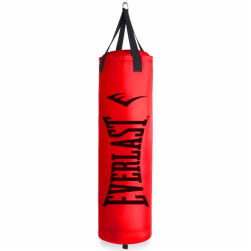Everlast 80 LB Hanging Nevatear Polycanvas Heavy Kickboxing Punching Bag Red 1 Piece Ralphs