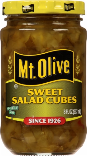 Mt. Olive Sweet Salad Cubes Perspective: front