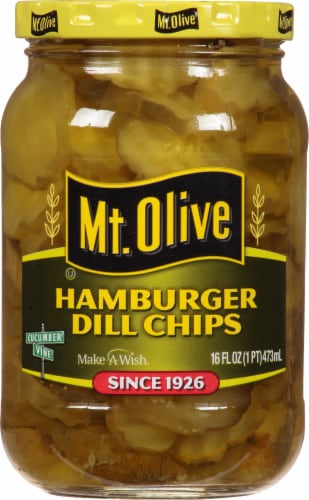 Mt Olive Hamburger Dill Pickle Chips