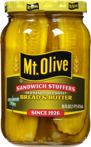 Food 4 Less Mt Olive Old Fashioned Sweet Bread Butter Sandwich Stuffer Pickles 16 Fl Oz