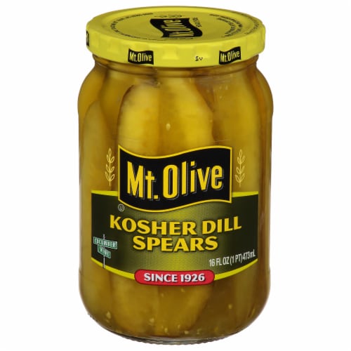 Mt. Olive Kosher Dill Pickle Spears Perspective: front