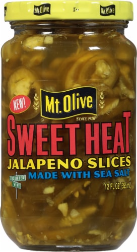 Mt. Olive Sweet Heat Jalapeno Slices Perspective: front