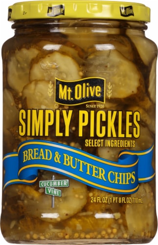 Mt Olive Simply Bread & Butter Chips Pickles