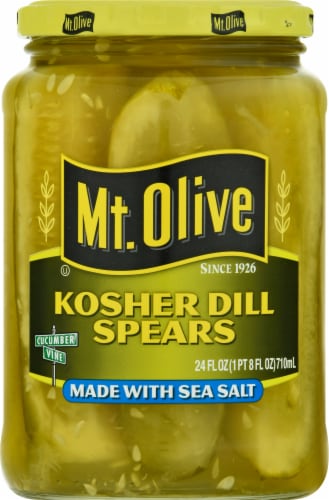 Mt. Olive Kosher Dill Spears with Sea Salt