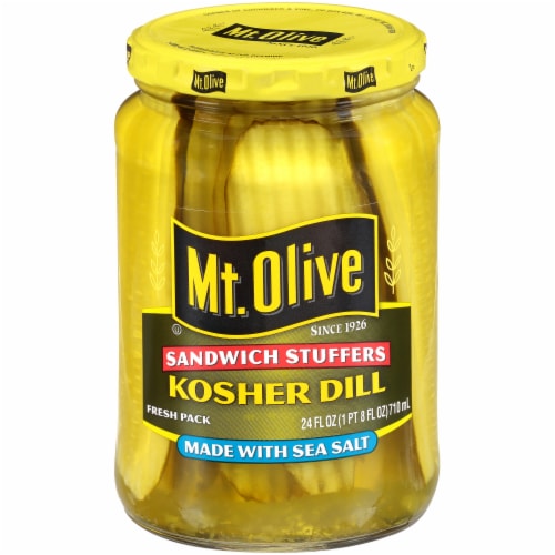 Mt. Olive Kosher Dill Sandwich Stuffers Perspective: front