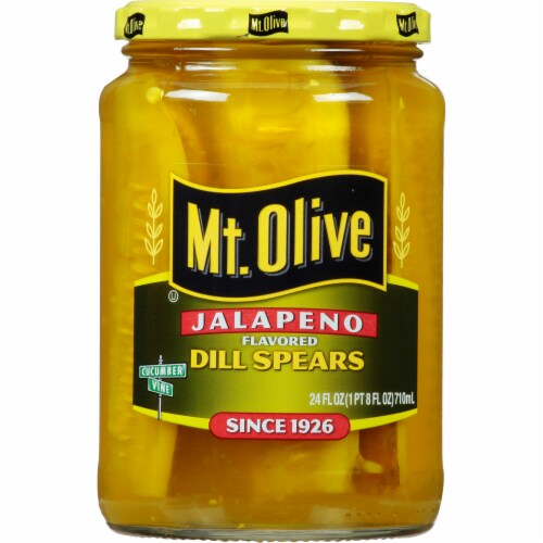Mt. Olive Jalapeno Dill Spears Perspective: front