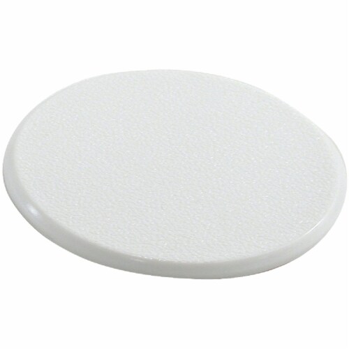 Do it 3-1/4 In. Plastic White Wall Protector 227711 Perspective: front
