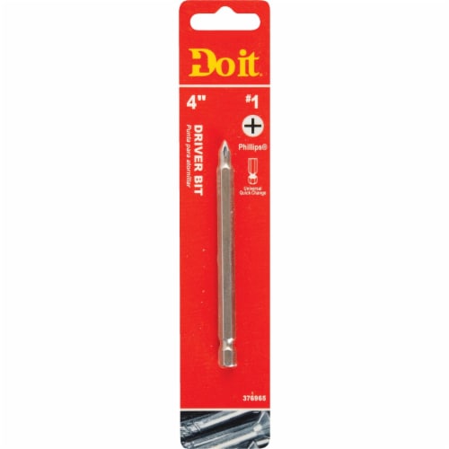 Do it #1 Phillips 4 In. Power Screwdriver Bit 375081DB Perspective: front