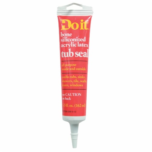 Do it 5.5 Oz. Bone Tub Seal Caulk 032119 Perspective: front