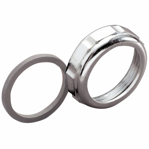 Do it 1-1/2 In. x 1-1/2 In. Die-Cast Slip Joint Nut and Washer 411593 Perspective: front