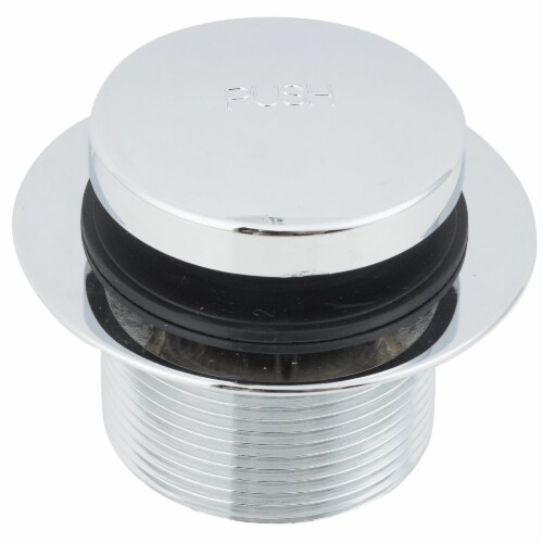 Do it 1-7/8 In. to 2-1/4 In. Bathtub Drain Stopper with Chrome Plated Finish Perspective: front