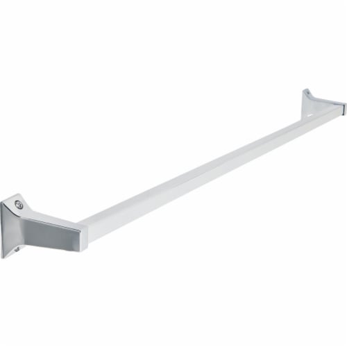 Home Impressions Alpha 30 In. Chrome Towel Bar 408874 Perspective: front