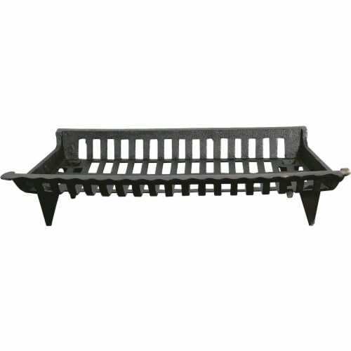 Home Impressions Zero Clearance 27 In. Cast-Iron Fireplace Grate FG-1003 Perspective: front