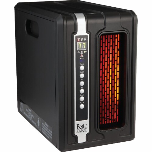 Best Comfort 1500-Watt 120-Volt Quartz Heater with Remote GD9215BD1 Perspective: front
